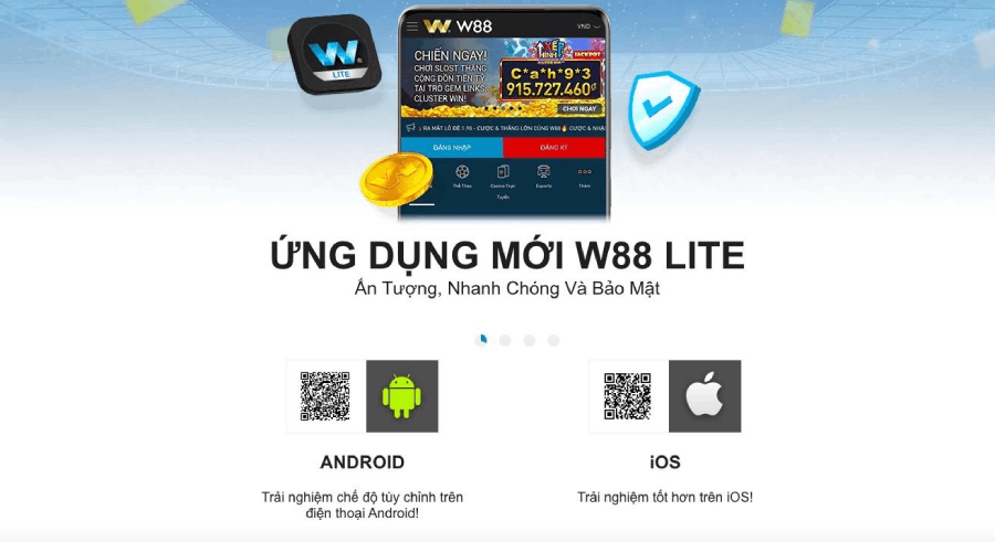 tải ứng dụng W88